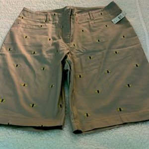 Cute Talbots bumble bee shorts